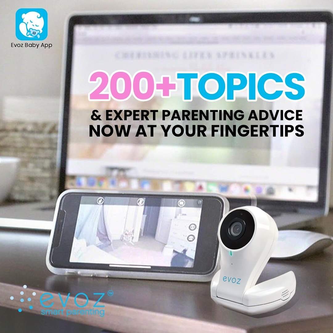 EvozBaby's tweet photo. Parenthood can feel daunting. Evoz was created to help you through this challenging journey. With over 200+ topics covered from sleep schedules and how to manage a sleep regression, Evoz is more than a simple baby monitor. We're a parenting support tool. https://t.co/onJSq8ELPQ https://t.co/CFrtmoFeEO