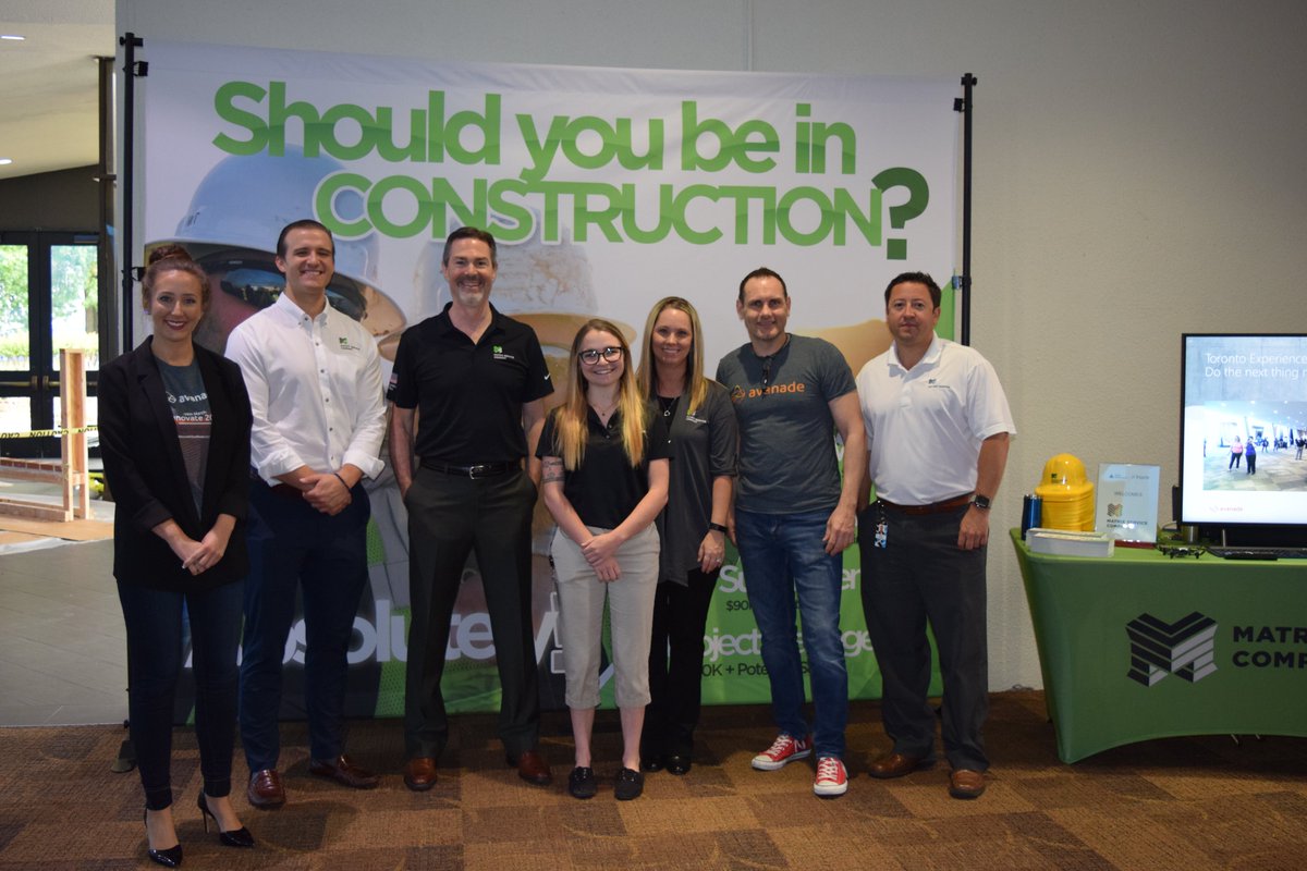 MatrixServiceCo's tweet photo. What a great time we had participating in Junior Achievement of Oklahoma's first-ever "JA Inspire" event this week, where we introduced students to the vast and awesome careers available in the engineering and construction industry! #JAInspire #CareersinConstruction #MatrixProud https://t.co/8sM6yJmBXZ