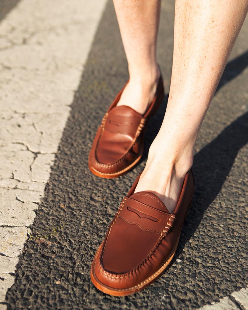 whitney natural sole weejuns