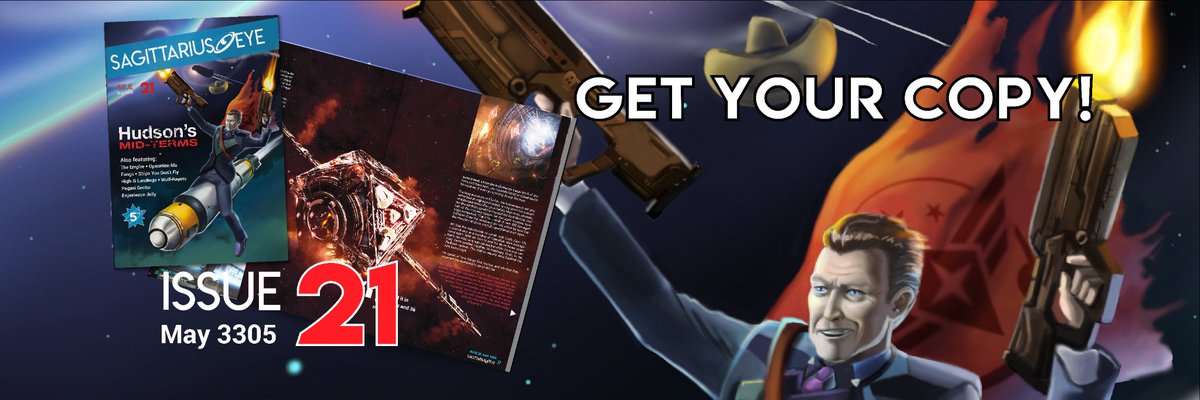 Sagittarius Eye (@sagi_magazine) on Twitter photo It's here! Sagittarius Eye Magazine Issue #21 just went LIVE! This month we revisit Operation Ida, explore life in the Empire, check out another ship you don't fly, land on some Goliaths and more! Get your copy NOW! sagittarius-eye.com <a href="/SAGi_Magazine/">Sagittarius Eye</a>
<a href="/EliteDangerous/">Elite Dangerous</a> It's here! Sagittarius Eye Magazine Issue #21 just went LIVE! This month we revisit Operation Ida, explore life in the Empire, check out another ship you don't fly, land on some Goliaths and more! Get your copy NOW! sagittarius-eye.com <a href="/SAGi_Magazine/">Sagittarius Eye</a>
<a href="/EliteDangerous/">Elite Dangerous</a>