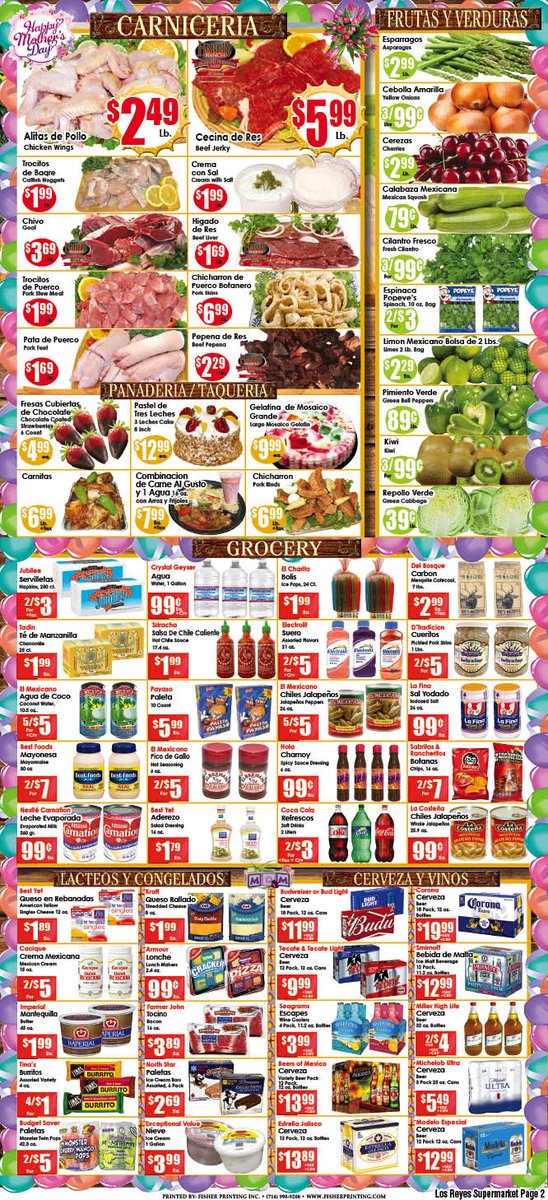 Check out our weekly specials by visiting out website 
losreyesmarket.com/specials 😃