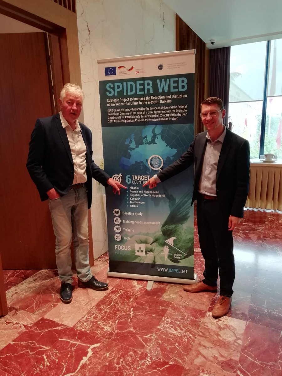 IMPELNetwork's tweet photo. Participants 🎓 receive their certificate ✉after succesfully completing the training on combating environmental crime 🕵️♀️🌏 in Albania under the #spiderwebproject 🕸 #impelnetwork https://t.co/klLcc92OMf