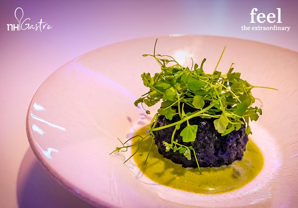 NH Collection España (@nhcollectiones) on Twitter photo Subir y bajar del cielo con un sólo bocado es posible. La alta gastronomía y la distinción se unen en el Buñuelo de bacalao ahumado en casa, rúcula y pamplinas. Una de las tapas gourmet que presenta <a href="/NHCollectionEB/">NH Collection Eurobuilding</a> en #hoteltapatour19 #nhgastro Subir y bajar del cielo con un sólo bocado es posible. La alta gastronomía y la distinción se unen en el Buñuelo de bacalao ahumado en casa, rúcula y pamplinas. Una de las tapas gourmet que presenta <a href="/NHCollectionEB/">NH Collection Eurobuilding</a> en #hoteltapatour19 #nhgastro