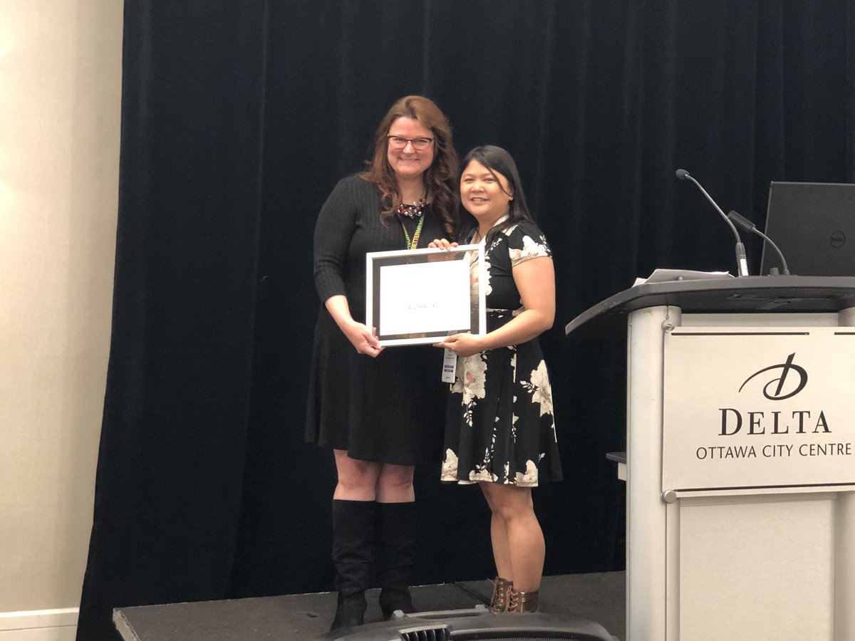 And the PAVRO Young Leader Award goes to Aloha Cruz for the amazing work she does in her community and beyond! #synergizeottawa2019 #PAVROLiVE2019