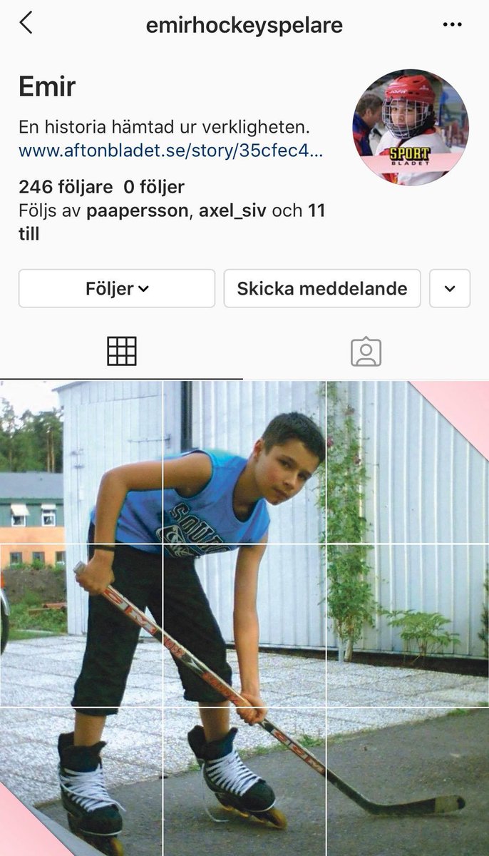 Jättesnart kan man följa en historia om ungdomshockey och min bästa vän <a href="/ESehalic/">Emina Sehalic</a> på Instagram (kontot heter emirhockeyspelare)! En del av Sportbladets granskning #utgallrad. Nedan följer vad jag tror är min absolut första Twittertråd!