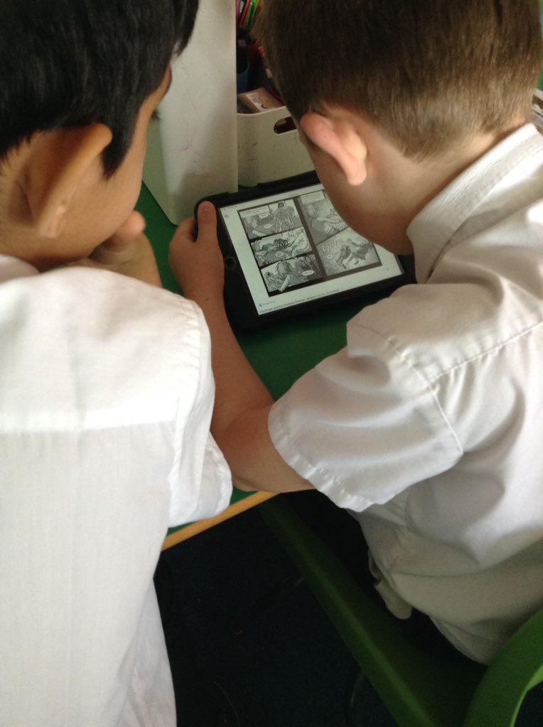 LindenRDoak's tweet photo. @LindenRDoak @LindenRoad #Electrigirl #ict 
Creating comic strips today! https://t.co/GUM8jZav6p