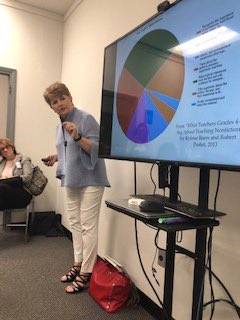 JennyNaumanCape's tweet photo. Attended a great session with @KyleneBeers at #ARCLeads2019.  Giving students open ended questions (e.g. What surprised you about what you read?) changes the way they read!  Inquiry creates conversations and knowledge. https://t.co/bPzfVzekKX