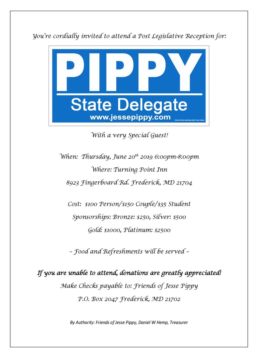 FrederickGOP's tweet image. Upcoming Events - mailchi.mp/058efda317f9/u…