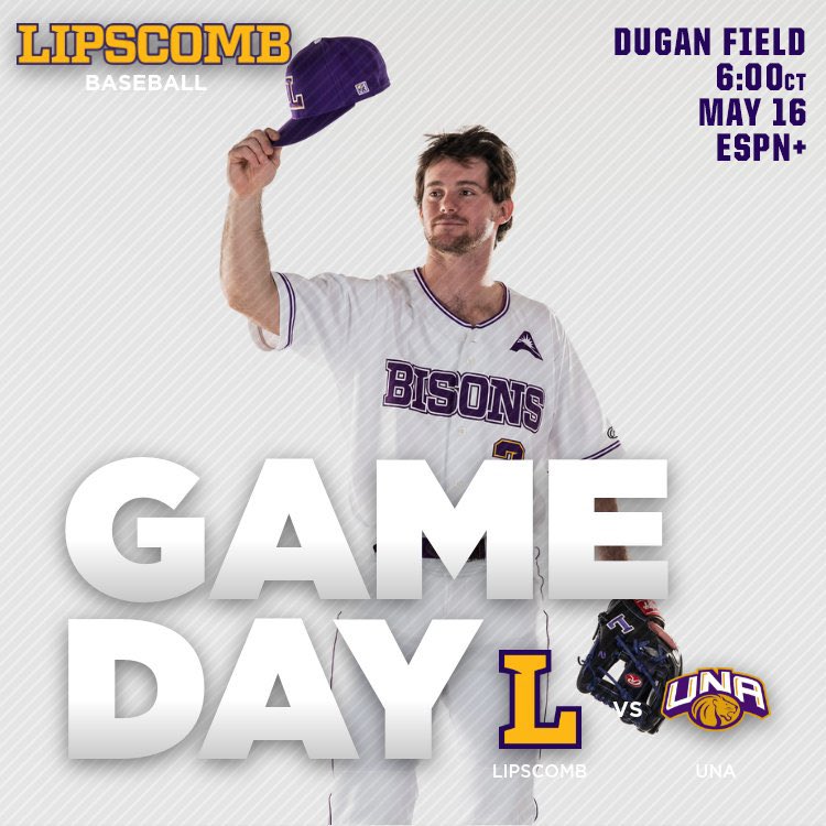 BisonBaseball's tweet photo. One last hat tip to the 2019 season this weekend with a series against the Lions! #HornsUp https://t.co/jteqT1a0qK