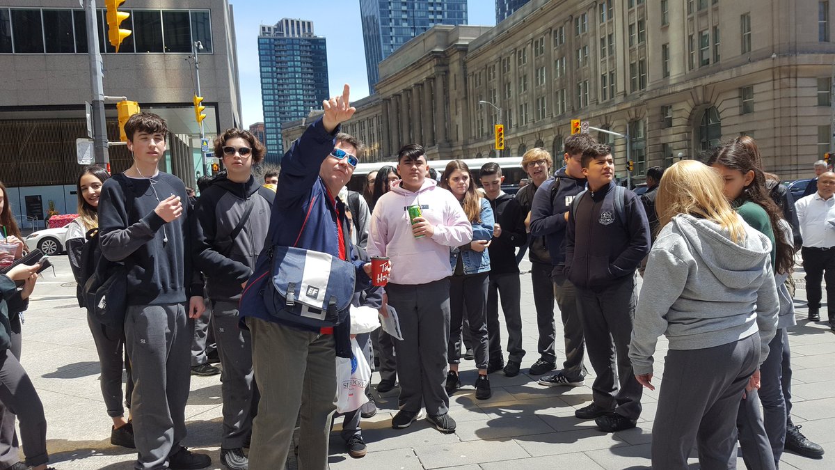 BAtrips's tweet photo. The CWS department took students to the Hockey Hall of Fame and a walking tour of Toronto today.  Practicing for the Europe trip. https://t.co/H6t29mTuDP