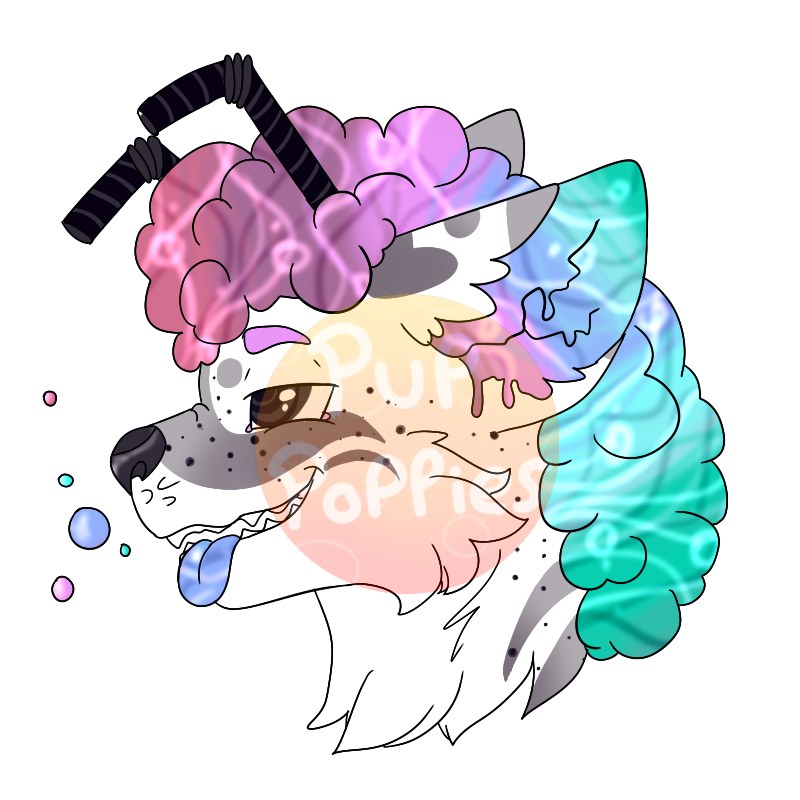 Puppopofficial's tweet photo. "Kerian's Soda Foam Hair" by @choochoofu https://t.co/66aApNavfJ