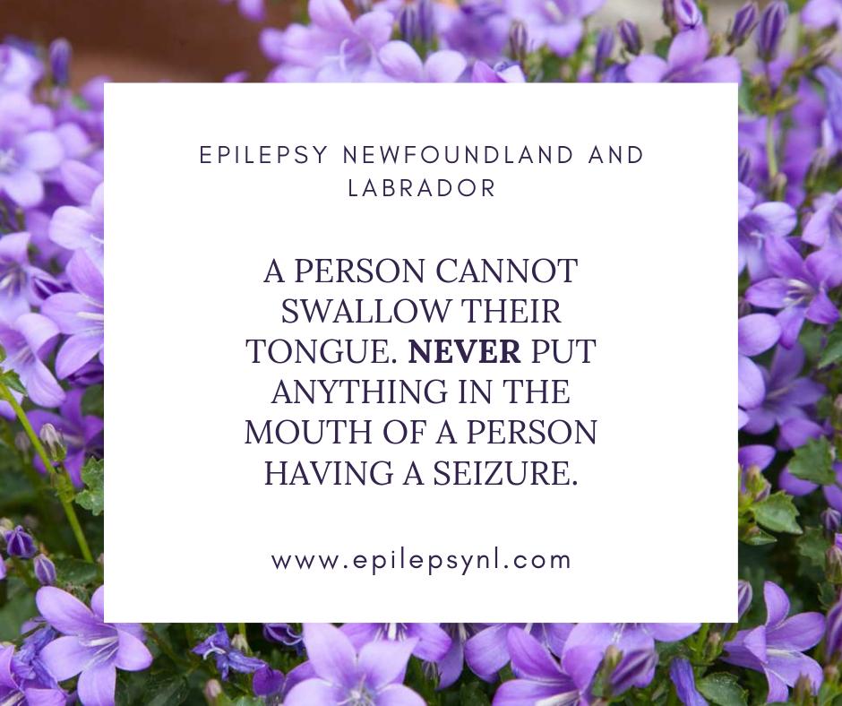 EpilepsyNL's tweet photo. A person cannot swallow their tongue. NEVER put anything in the mouth of a person who is having a seizure. For more info visit https://t.co/ciVQRRmgBv https://t.co/2dJcK4AV6x