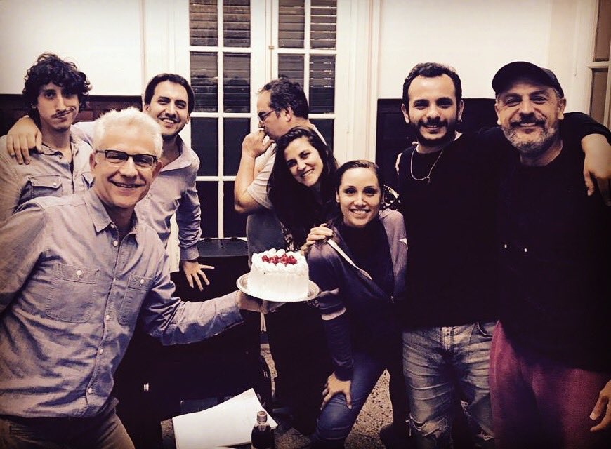 cintiaxis's tweet photo. Arrancamos los #ensayos de #amordepelicula celebrando el cumple de @leolorenz0 ๐๐๐๐ป
Se viene esta hermosa obra de #diazhectorok!!!
@DSProdu @dsorondo
Direcciรณn #diegodevin
@Lucianaacuna @cocoechague #humbertodevargas
#fedepuig https://t.co/7gSb7uPYOR
