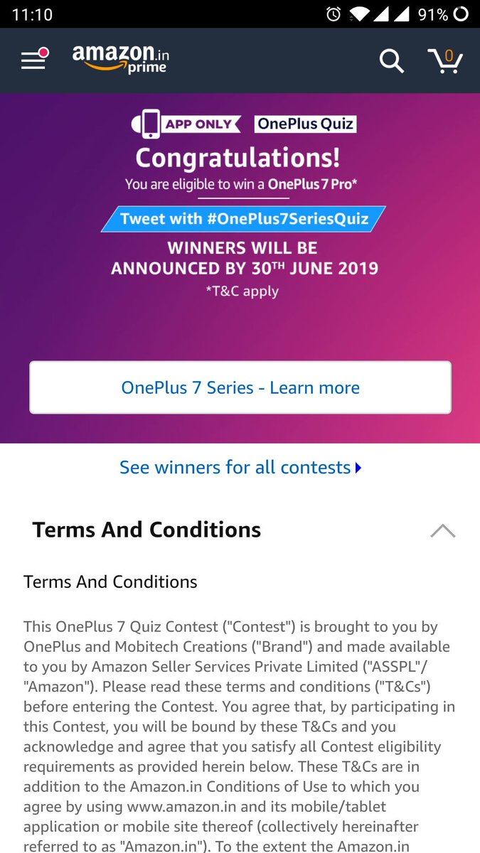 jazz_singh82's tweet photo. #OnePlus7SeriesQuiz 🤞🤞 https://t.co/Ca2GnNA0T7