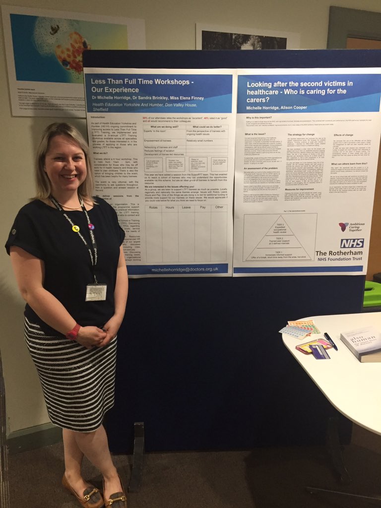 @SheffieldSWiM event Putting the Humanity in Healthcare. Posters up and Just met @JocelynCornwell @HEE_YHumber @SusyStirling @RFTeducation @PointofCareFdn #HumanityinHealthcare