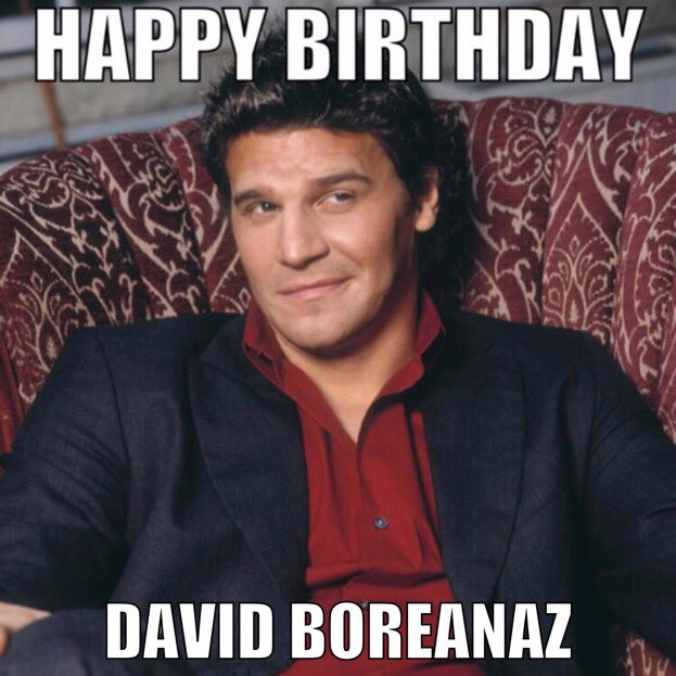 Wishing David Boreanaz a very happy birthday! 