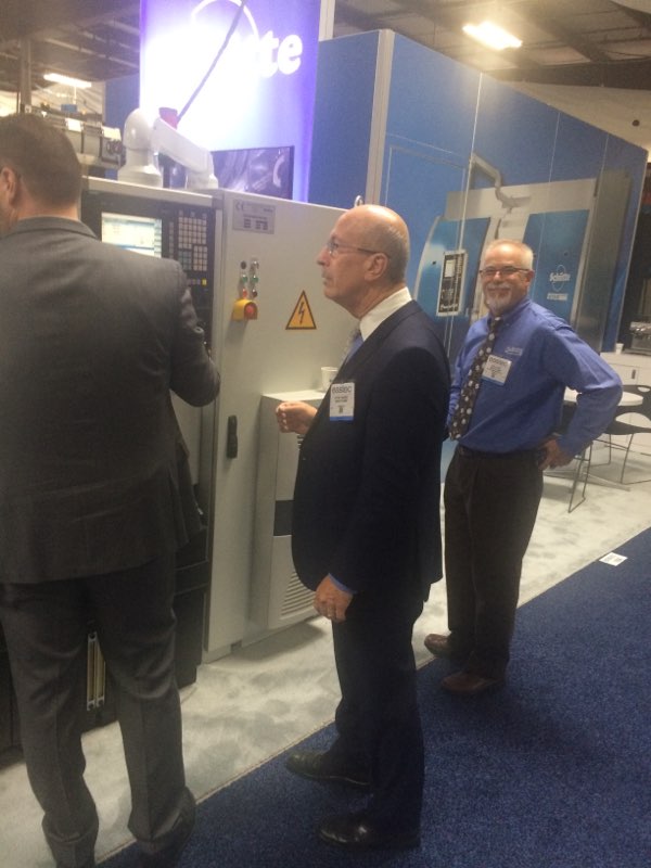 BernardandCo's tweet image. #Schütte is here at @eastec exhibiting at booth 1056. #multispindle #grindingmachines #EASTEC19 @SME_MFG @amtonline