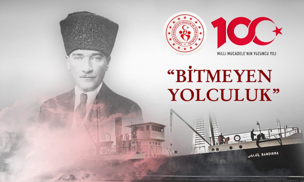 Milli Mücadele'nin ilk adımlarının atıldığı bu tarihi günün 100.yılında gençlerimizi aynı heyecan ve azim ile İstanbul'dan Samsun'a uğurluyoruz. Asırlar da geçse bu kararlılık ve azim ilelebet sürecek...

#BitmeyenYolculuk