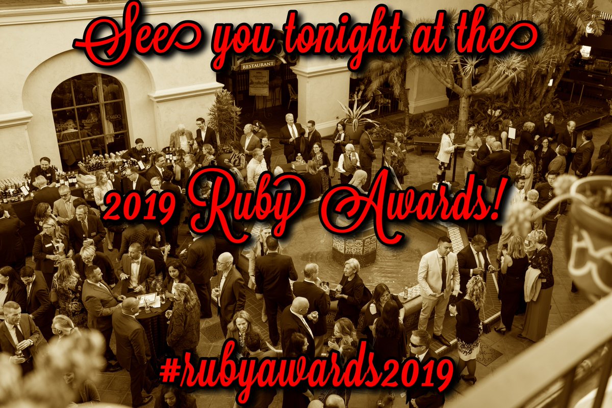 SDHFtweets's tweet photo. See You Tonight at the 2019 Ruby Awards! Please share your evening with us by using the hashtag #RubyAwards2019

A limited number of tickets will be available at the door for an increased price. 
 
- Member Price at the Door - $210
- Non-Member Price at the Door - $250

#SDHF https://t.co/nNMYxYbEwI