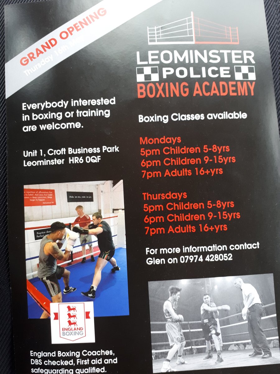 Proud to attend this event. A welcome opportunity for young people in Leominster. #ruralmatters <a href="/Supt_Hereford/">Supt Sue Thomas</a> <a href="/WestMerciaPCC/">West Mercia PCC</a> <a href="/BromyardCops/">Bromyard SNT</a> <a href="/KingtonCops/">Kington SNTs</a> <a href="/HerefordshireNW/">Herefordshire NW</a> @HTnewsroom