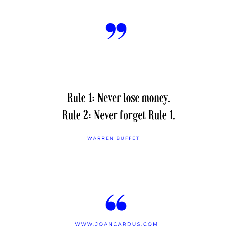 joan_cardus's tweet photo. “Regla 1: Mai perdis diners.
Regla 2: Mai oblidis la regla 1. ”
—Warren Buffet.

 #inversor #invertir #quotes #trading https://t.co/FYc2CCpze4