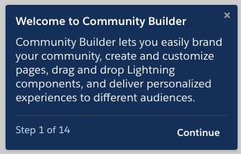 KristiForce's tweet image. Am I the only one who gets driven CRAZY BY THIS POPUP I CANNOT ESCAPE 🤨 Whether you use the X of your go through all 14 steps, it STILL COMES BACK. I am in Community Builder LITERALLY EVERY DAY across multiple Sandboxes and Prod. #askforce #SalesforceProblems