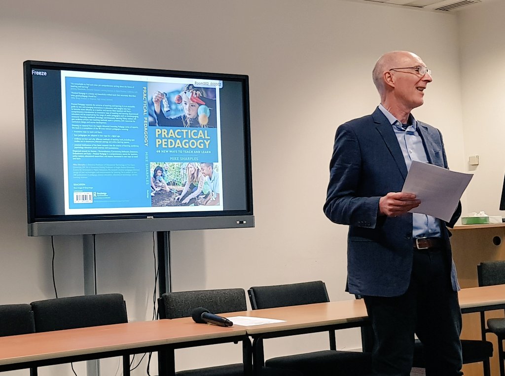 Super proud at my dad's book launch. Run out and buy it. "Practical Pedagogy: 40 new ways to teach and learn" #innovation #learningandteaching 
<a href="/sharplm/">Mike Sharples</a> <a href="/OpenUniversity/">The Open University</a> <a href="/AngliaRuskin/">ARU</a>