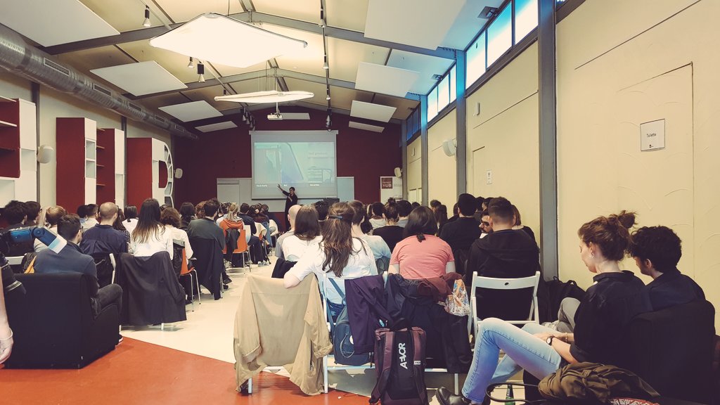 SDDMilan's tweet photo. A very thorough introduction by our @marihum_ explains the reason why we decided to focus on a very technological point of view: #servicedesigners need to understand the extent of the impact of these technologies into people's life https://t.co/BN8sewvkl0