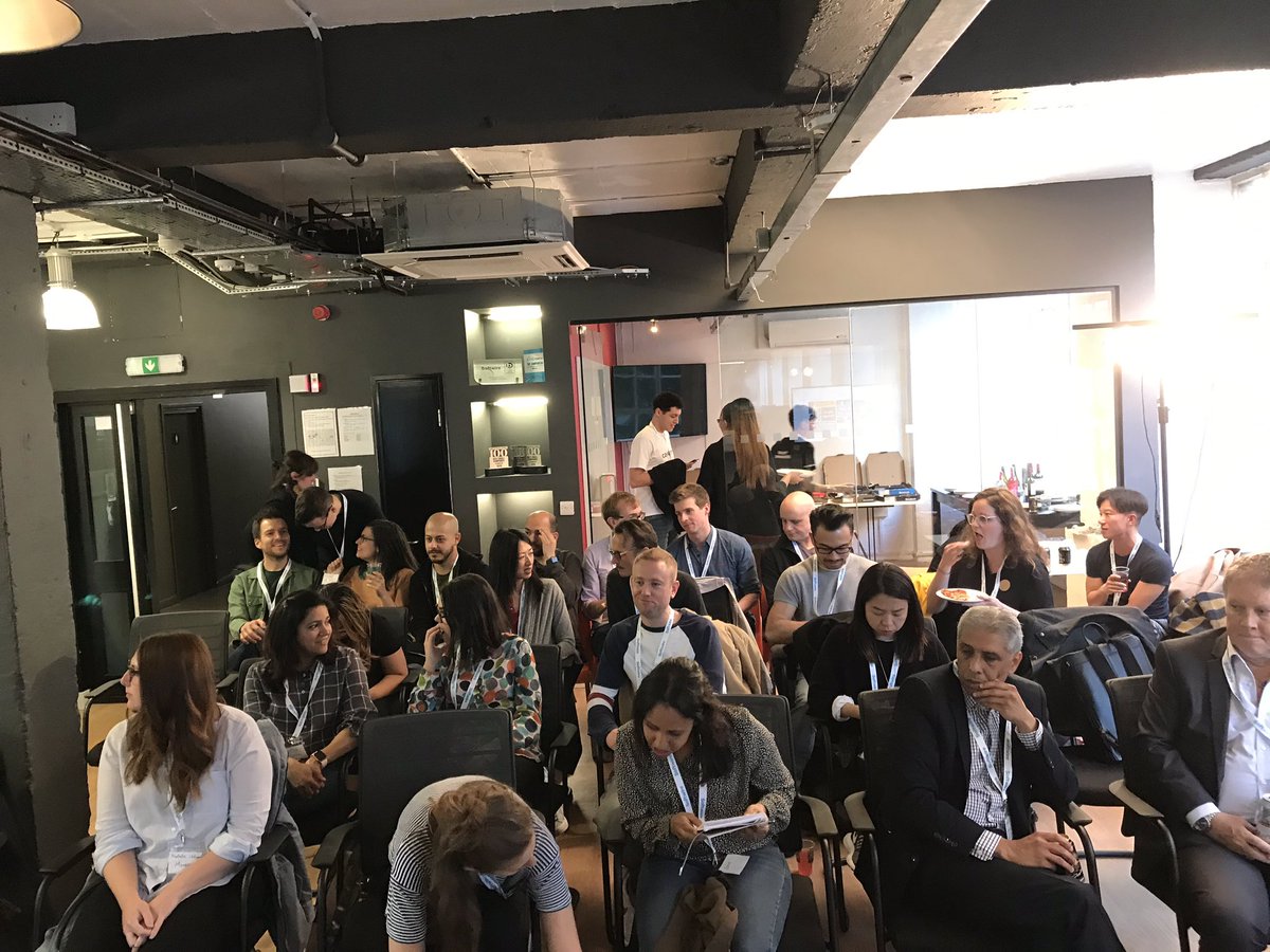 UXForChange's tweet photo. Full house today celebrating Global Accessibility Awareness Day in London #a11y #ux4good #ux4change https://t.co/MyHpvjpoWt