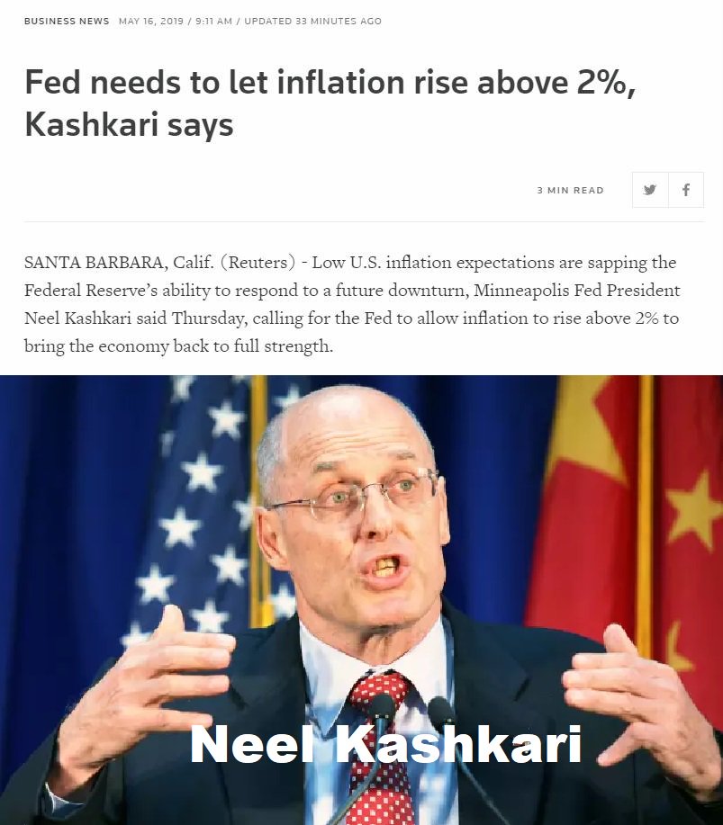 Our buddy  @neelkashkari wants our cost of living to spike even higher than it already is.  https://www.reuters.com/article/us-usa-fed-kashkari/fed-needs-to-let-inflation-rise-above-2-kashkari-says-idUSKCN1SM1ZK
