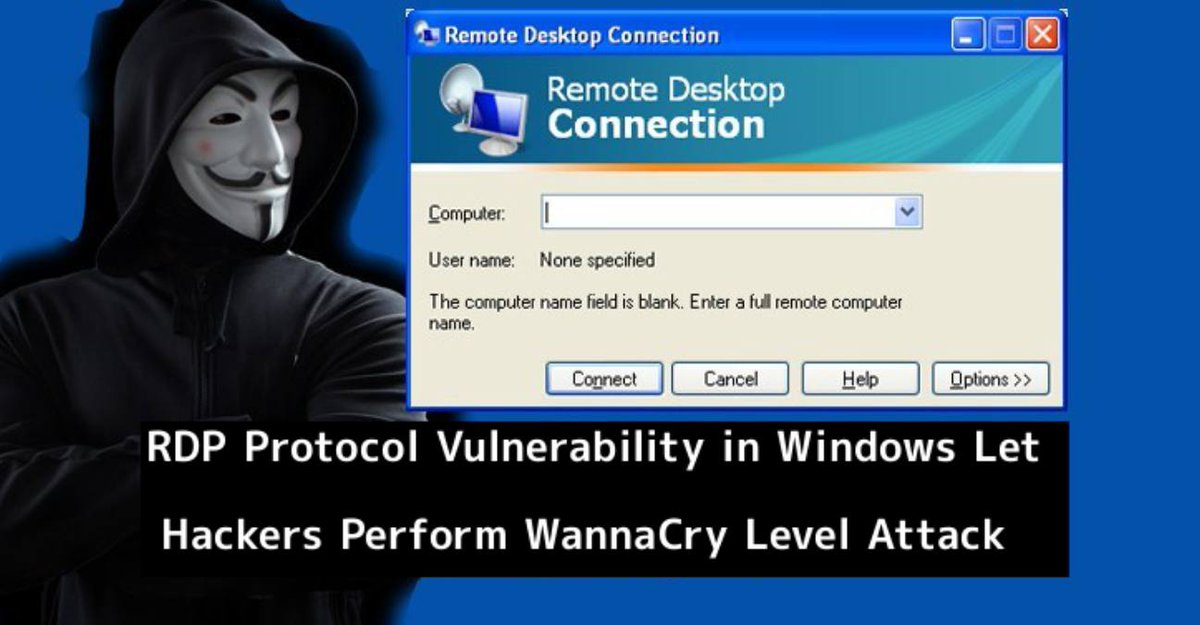 Totocellux's tweet image. #RCE #SoftwareBug In #RDP Protocol Let #Hackers Perform #WannaCry Level #Attack On 3M #Vulnerable #Endpoints - bit.ly/2VESZKG-Ttx @balaji_gbh via @gbhackers_news
➡️
#CyberRisks #InfoSec #CyberThreats
#CyberAttacks #CyberSecurity
#Vulnerabilities #RemoteDesktopServices