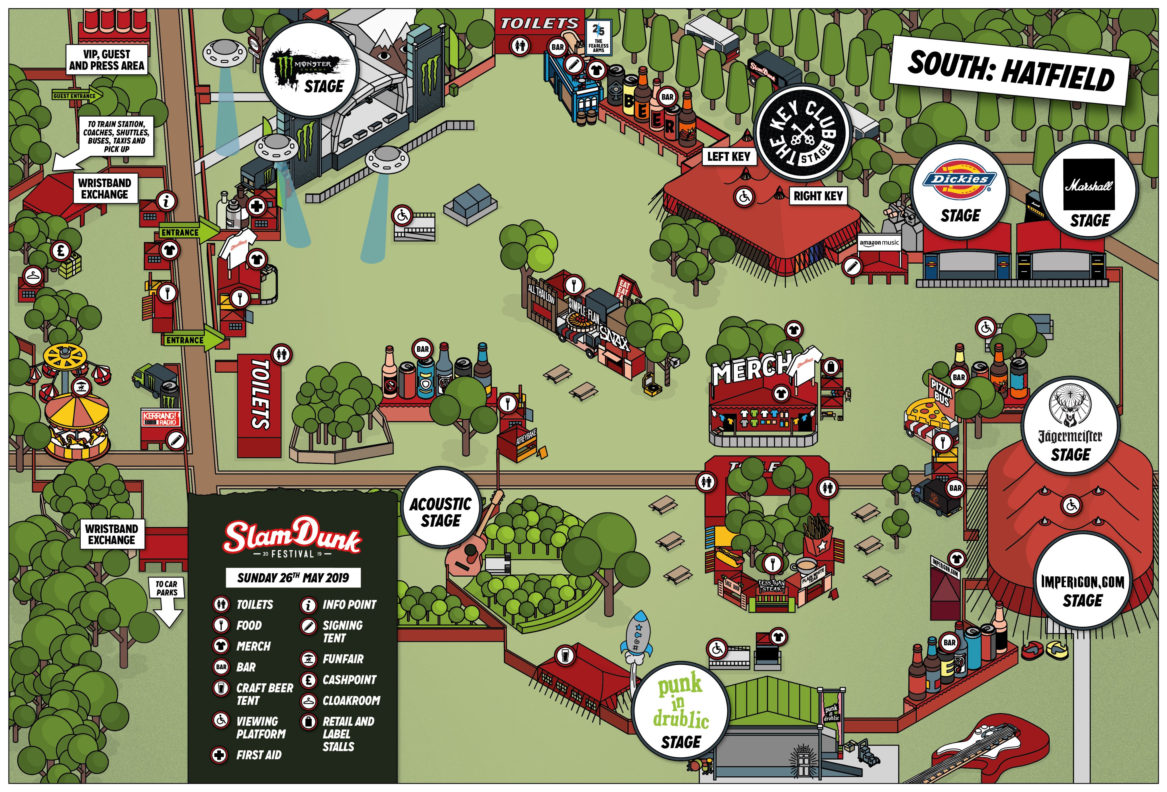 Slam Dunk Festival on Twitter "Updated SDF19 SOUTH site map! Don't