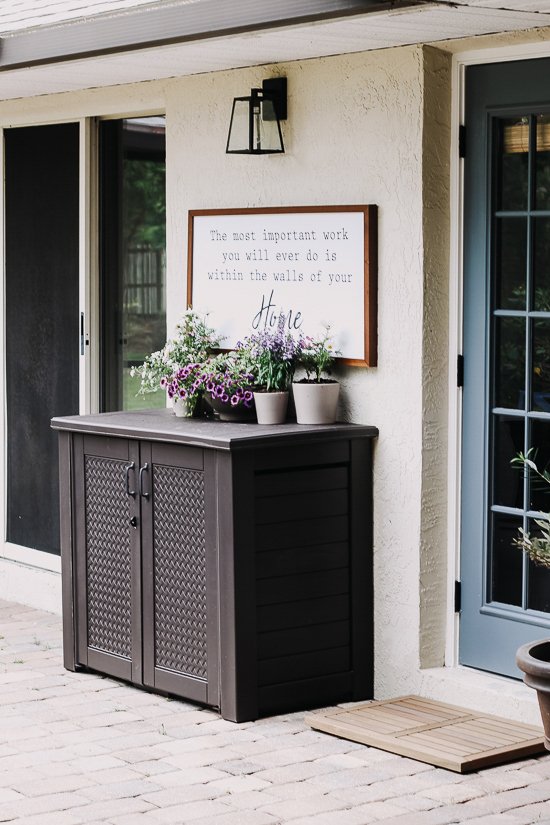 WithintheGrove's tweet photo. Working on an outdoor project? Find out how outdoor storage can save you time, organize your garden tools + supplies and add to your outdoor living space. https://t.co/EstlhozuP3 @rubbermaid @Walmart #ad #outdoorspace #patio #patios2019 https://t.co/x3gKHTlTvj