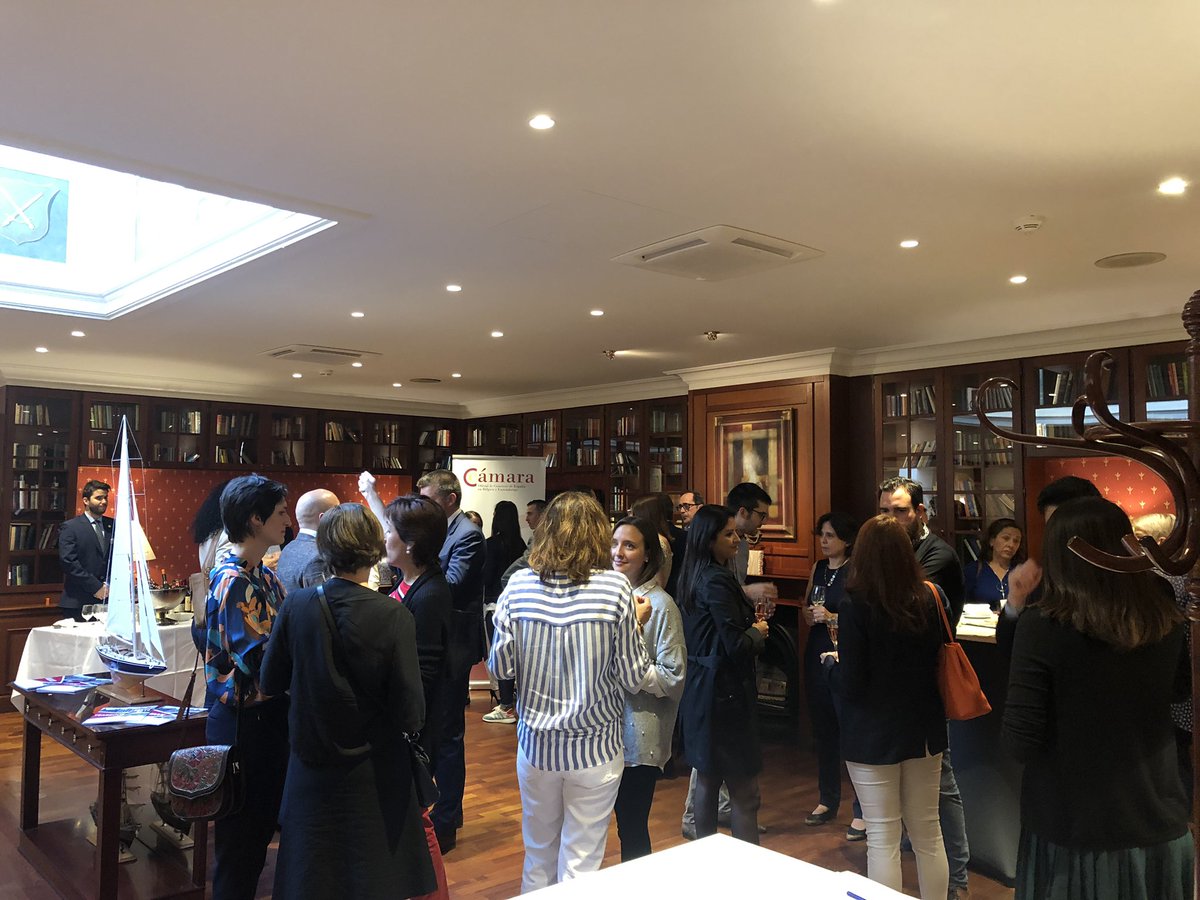 Afterwork entre socios de la Cámara en el <a href="/Eurostars/">Eurostars Hotel Company</a> Montgomery #networking