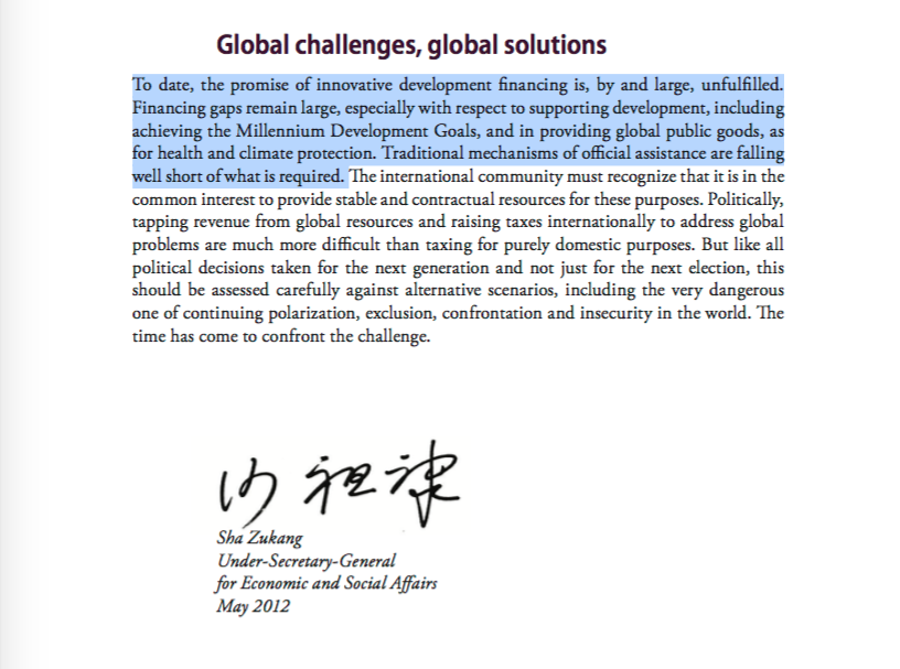 5/ I came to learn throughout this reading that "Millenium Development Goals" is actually "Agenda21" which they admittedly say they were "falling short" on funding for in order to meet their targets.