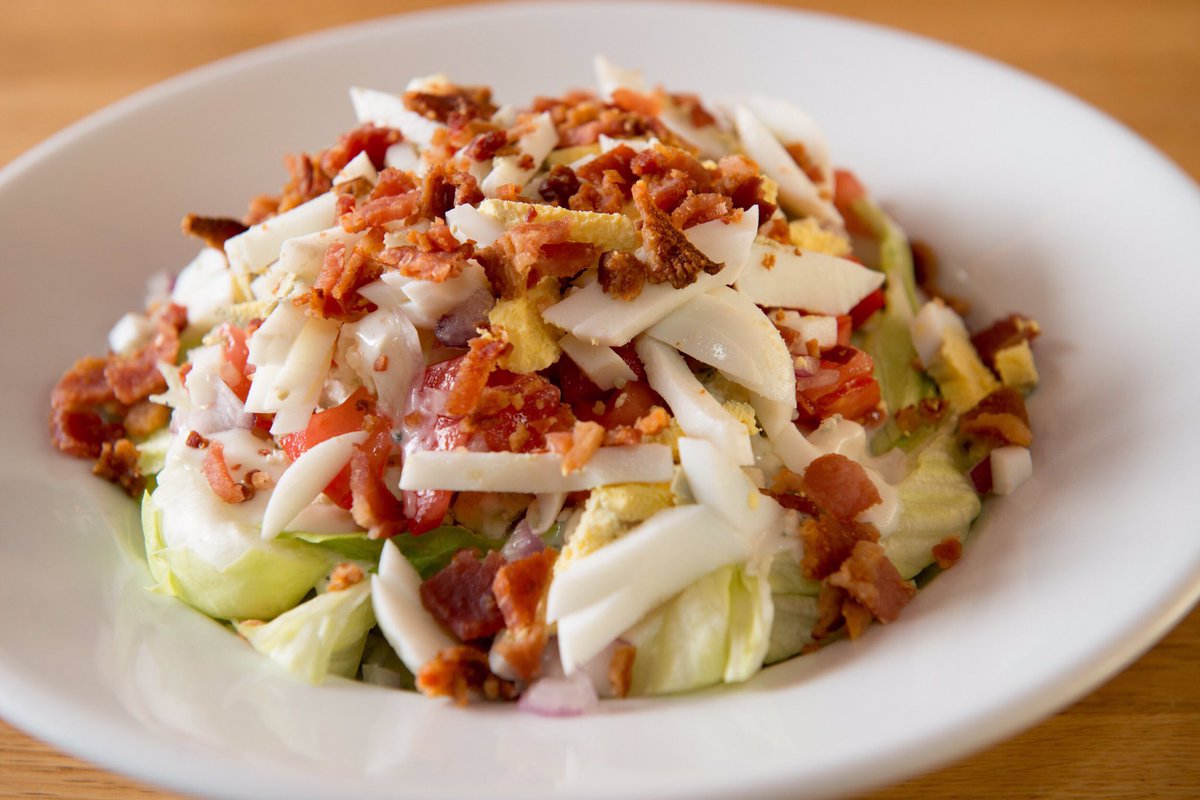 JillsPlaceSB's tweet photo. It's about more than just #steak at a great #steakhouse - come try our take on the classic #wedgesalad - iceberg, bacon, egg, crumbled bleu, tomato, red onion &amp; blue cheese dressing.  YUM!!
#localschoice #neighborhoodbar #wine #beer #cocktails #santabarbara #dinesb #jillsplacesb https://t.co/TWypLUCe3m