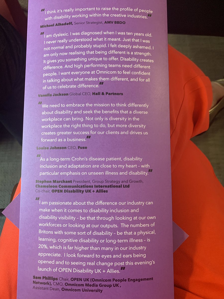 RAPP_UK's tweet photo. All of these quotes are 💯 worth reading when it comes to disability inclusion and also remembering less of the ‘dis’ and more of the ‘ability’ @OPENDisAbility https://t.co/DR33c3ndA0