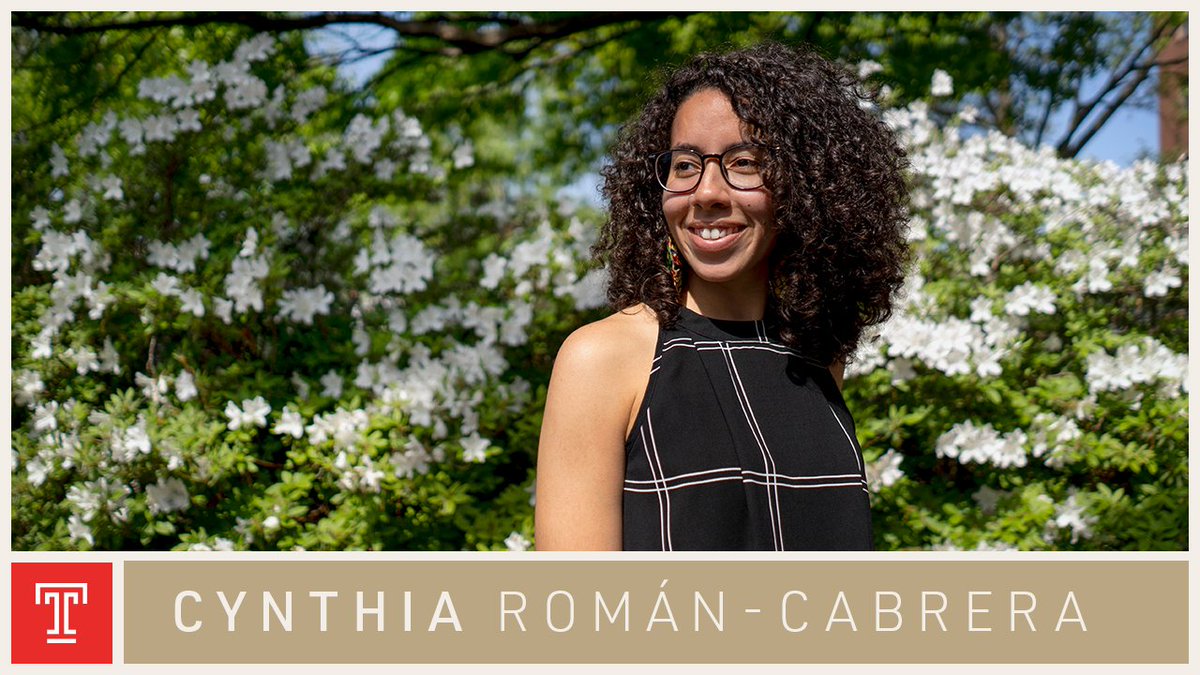 TempleCPH's tweet photo. #PublicHealthInFocus: Cynthia Román-Cabrera, public health intern at @Vamos_Juntos_ and #MPH student. MEET CYNTHIA: https://t.co/lqPnmNihmS https://t.co/iZsvPaAKmt