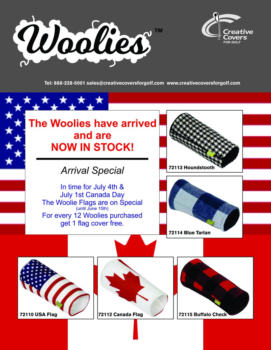 CCForGolf's tweet image. Our Woolie Collection has all the class at just a little cost!

Stop by our website to get yours today! 
creativecoversforgolf.com