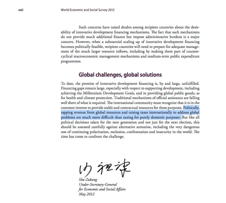 6/ THIS is the reason they created the Climate Model... to scare people into opening their wallets."Politically, tapping revenue from global resources & raising taxes internationally to address global problems are much more difficult than taxing for purely domestic purposes."