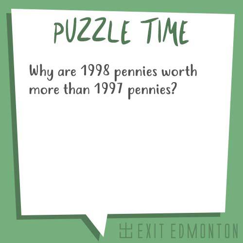 exit_edmonton's tweet image. It's time for another riddle from your friends at EXIT Edmonton! Retweet with your answers, or tag your friends to see if they can solve it!
facebook.com/ExitEdmonton/p…
#exitedmonton #yeg #oldstrathcona #whyteave #exploreedmonton