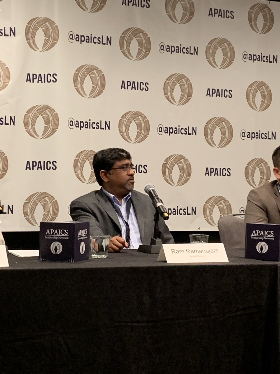 apaicsLN's tweet photo. “Innovations in our industry came from people with very diverse backgrounds” -Ram Ramanunam of @GM at the innovation and new technologies session #ALNsummit19 https://t.co/Zh1lWj06Qt