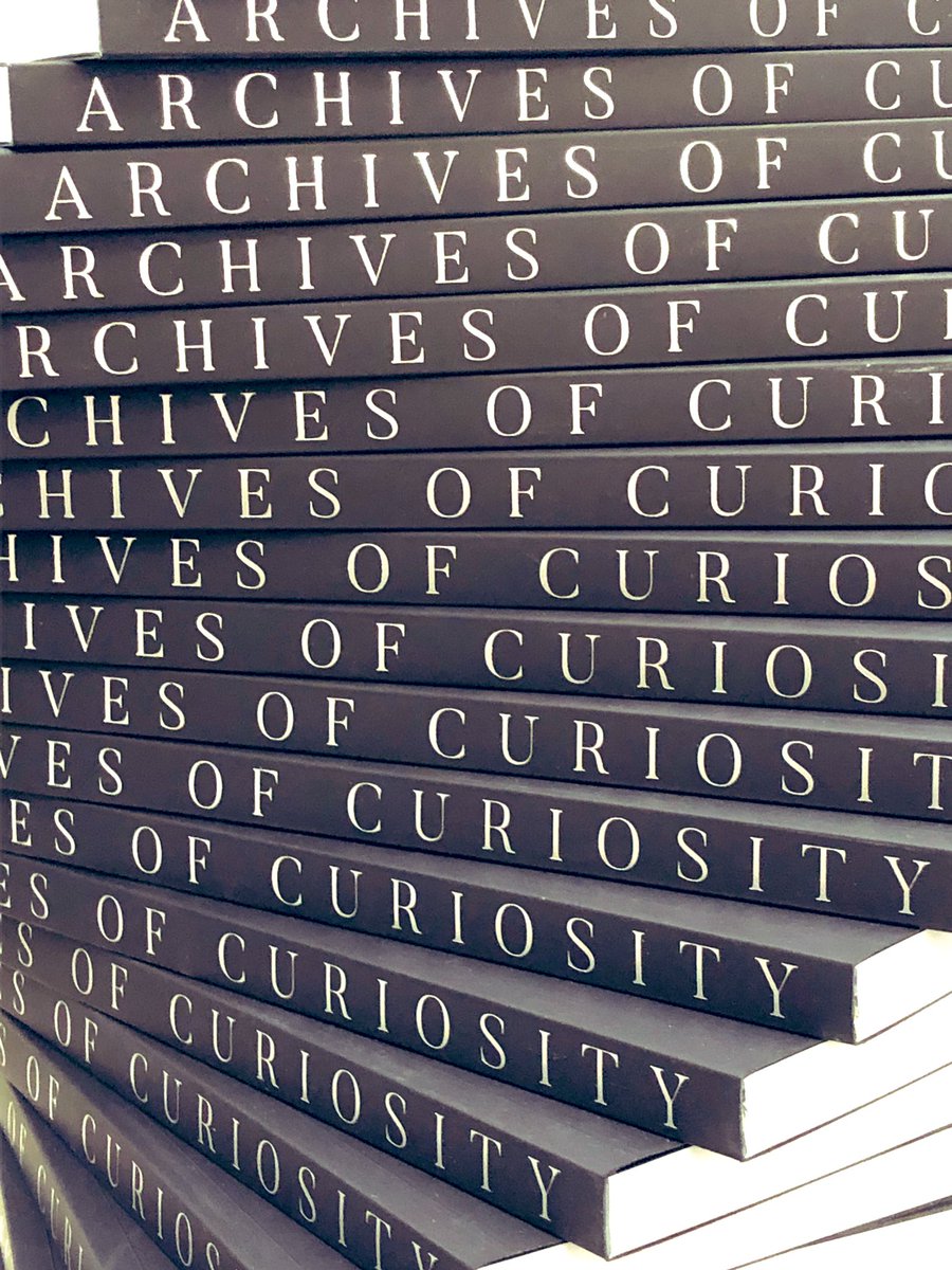 As #book #launches go this was pretty special! 🎉Congrats to MResRCA Communication Design students for their amazing #publication: ‘Archives of Curiosity’ <a href="/RCA/">Royal College of Art</a> <a href="/RCACommResearch/">rcaCommResearch</a> #archivistsrock