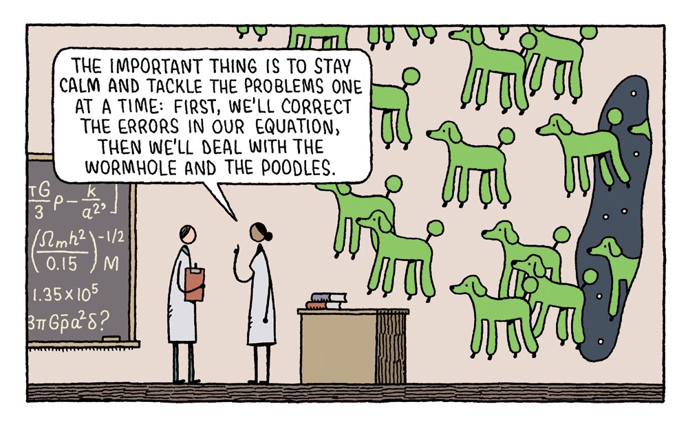 DandQ's tweet image. We are delighted to share D+Q's winter 2020 catalog, beginning with DEPARTMENT OF MIND BLOWING THEORIES by @tomgauld, an uproarious collection of his best @newscientist comics. In stores April 2020! drawnandquarterly.com/department-min…