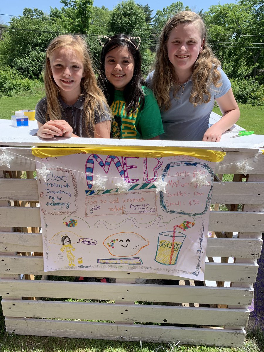 All of our lemonade stands and their business owners look ready for the big day tomorrow!!! Hope to raise a bunch of money for some great organizations. Friday, May 17th, from 2:15-3:15 pm 🍋