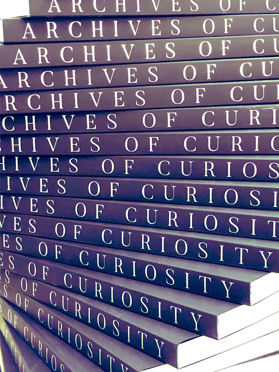 Talk about a great launch for a terrific MResRCA #booktestunit project: ‘Archives of Curiosity’ <a href="/RCA/">Royal College of Art</a> Our thanks to all the #archivists who helped us along the way! 👏👏