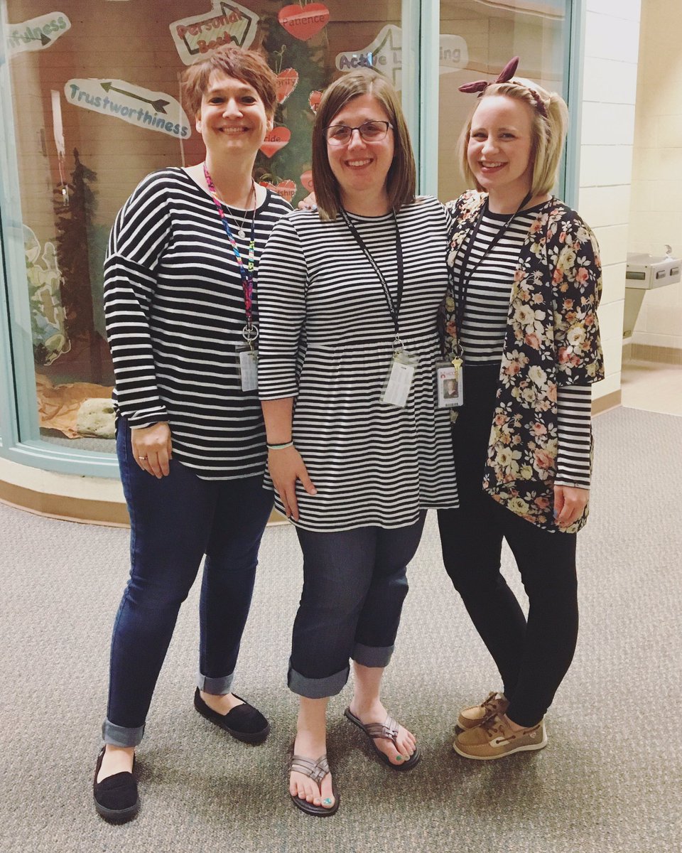 flintfalcons's tweet photo. You know you’re a great team when you accidentally dress alike! #greatmindsthinkalike #titleteam https://t.co/rlJoxIGchh