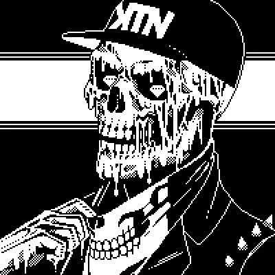 A melty and not-so-melty @killthenoise I pixeled a bit ago ? 