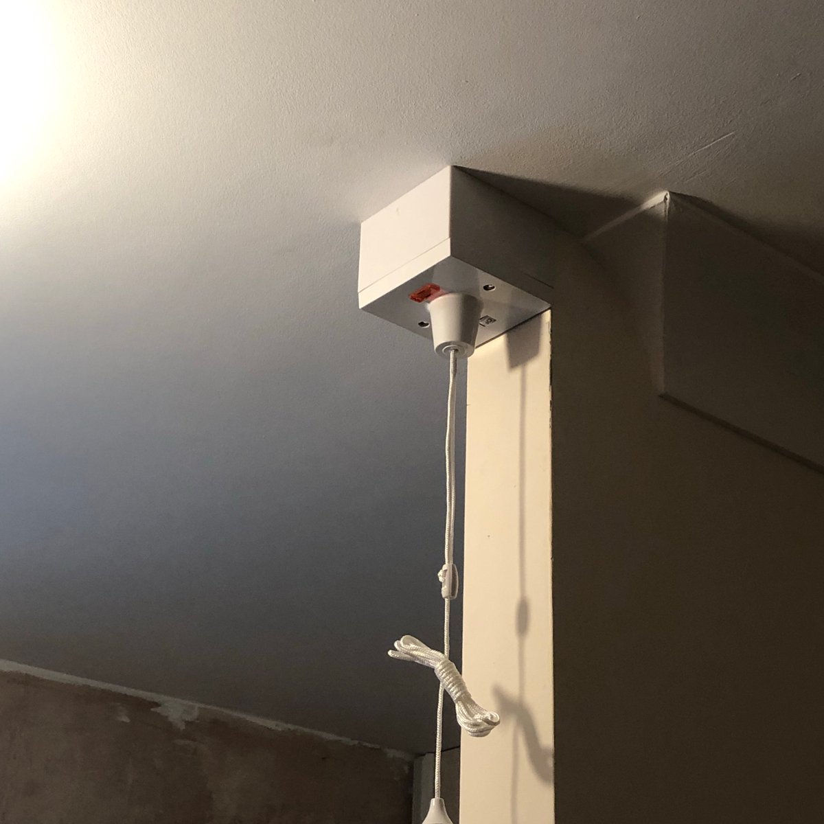 MarshallElec's tweet photo. New shower circuit installed with pull cord #shower #Deeping #bathroom #refurb @ClickScolmore #pullcord #new #safe #18thedition #rcd #safe https://t.co/ur8OvvbMMc