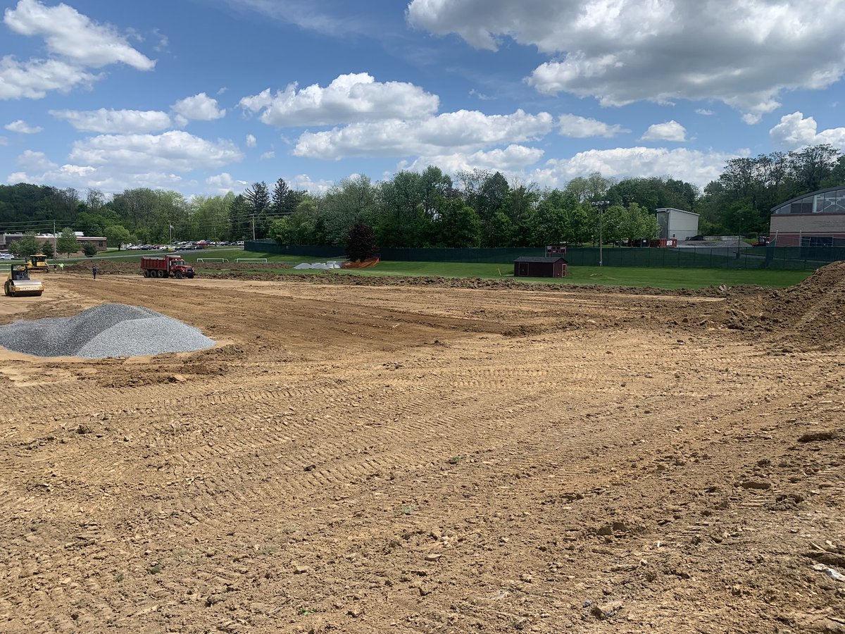 KUGoldenBears's tweet photo. Construction is underway over at Keystone Field! #GoBearsGo @KutztownSoccer @GoldenBearLax https://t.co/aDRKz1Q4F1